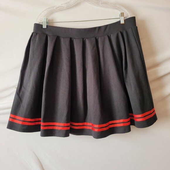Wild Fable Mini Pleated Tennis Skirt Black Size 1X - Picture 1 of 10